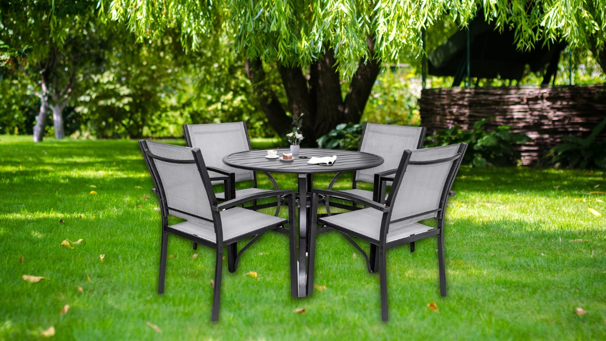 How the LEVELEVE 5-Piece Outdoor Dining Set Adds Comfort and Style to Your Patio