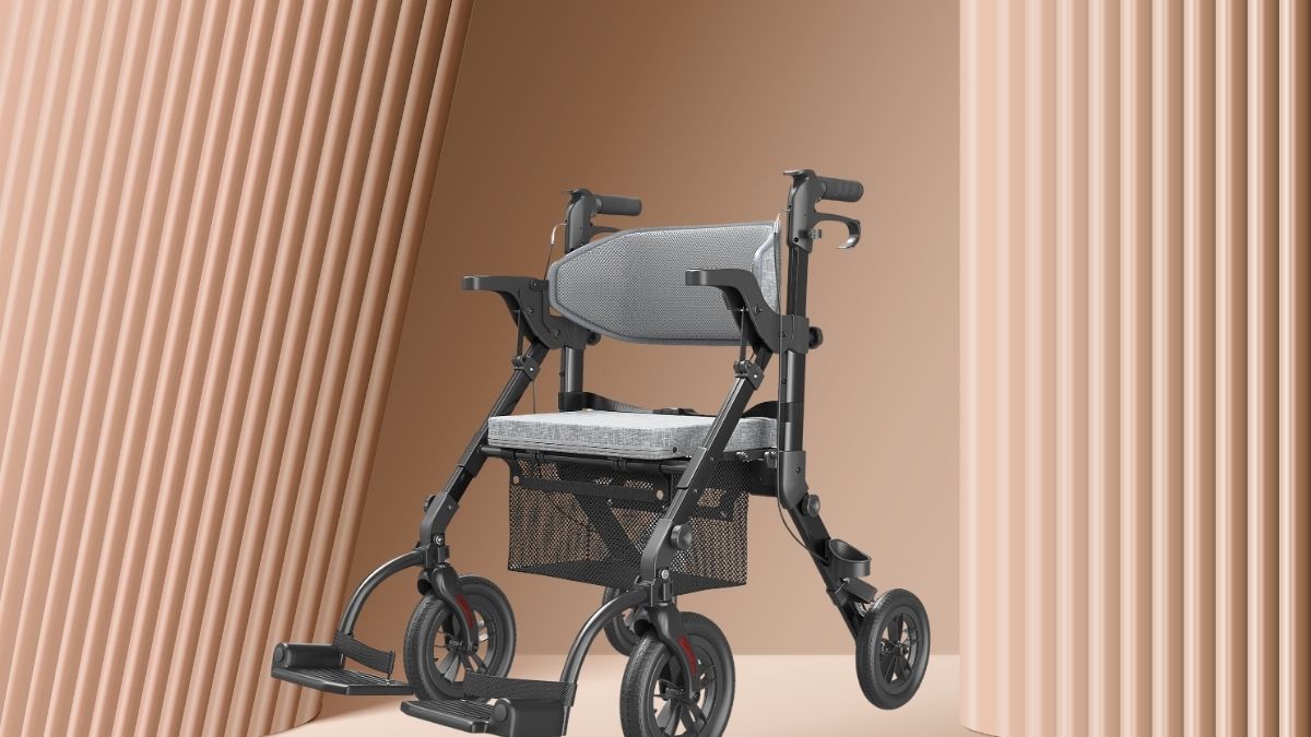 VOCIC 2-in-1 Rollator Walker & Transport Chair: A Practical Mobility Solution for Seniors