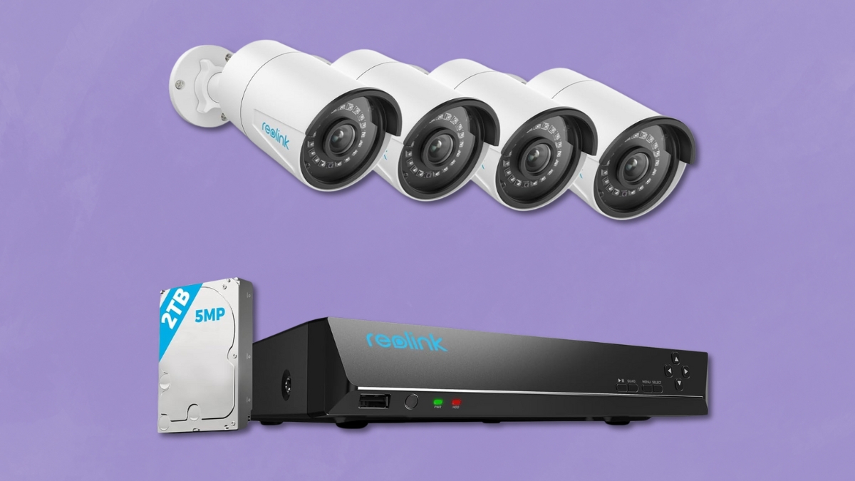 This REOLINK 5MP Security Camera System Offers Clear, Crisp Footage for Your Property