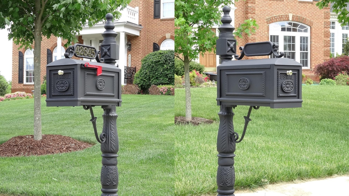 This Decorative Curbside Mailbox Adds Style and Strength to Your Front Yard