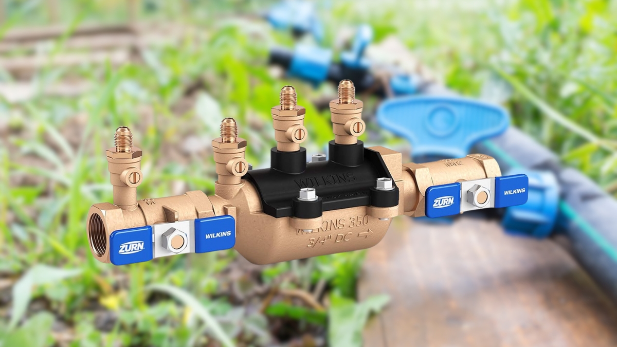 This Zurn Wilkins Backflow Preventer Features Easy Flushing and Fast Service