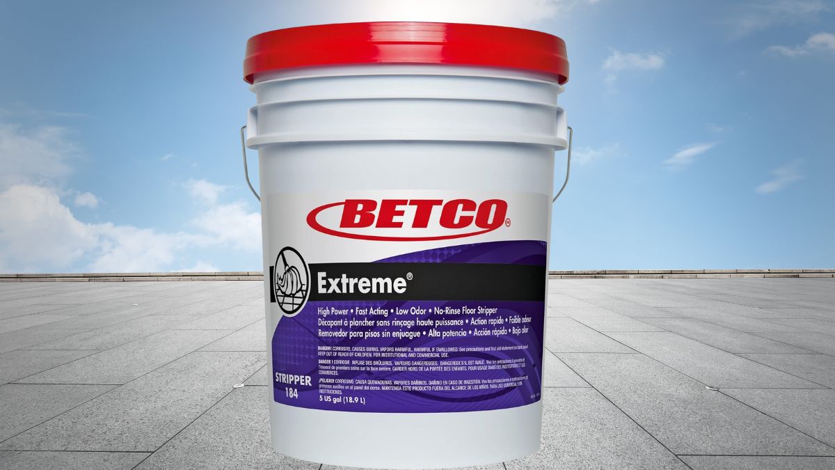 Betco® Extreme Liquid Floor Stripper, Lemon Scent, 5 Gallon Container
