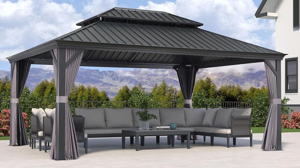 PURPLE LEAF 13′ x 17′ Hardtop Gazebo: A Stylish and Durable Backyard Upgrade