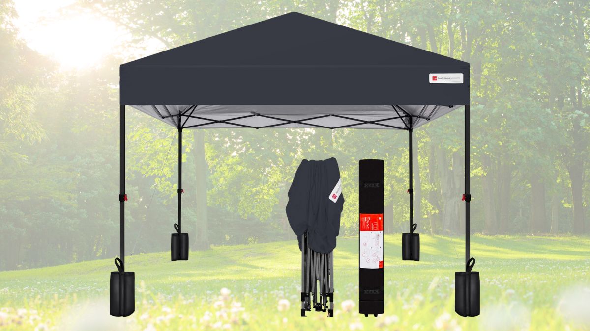 10x10ft 1-Person Setup Pop Up Canopy Tent