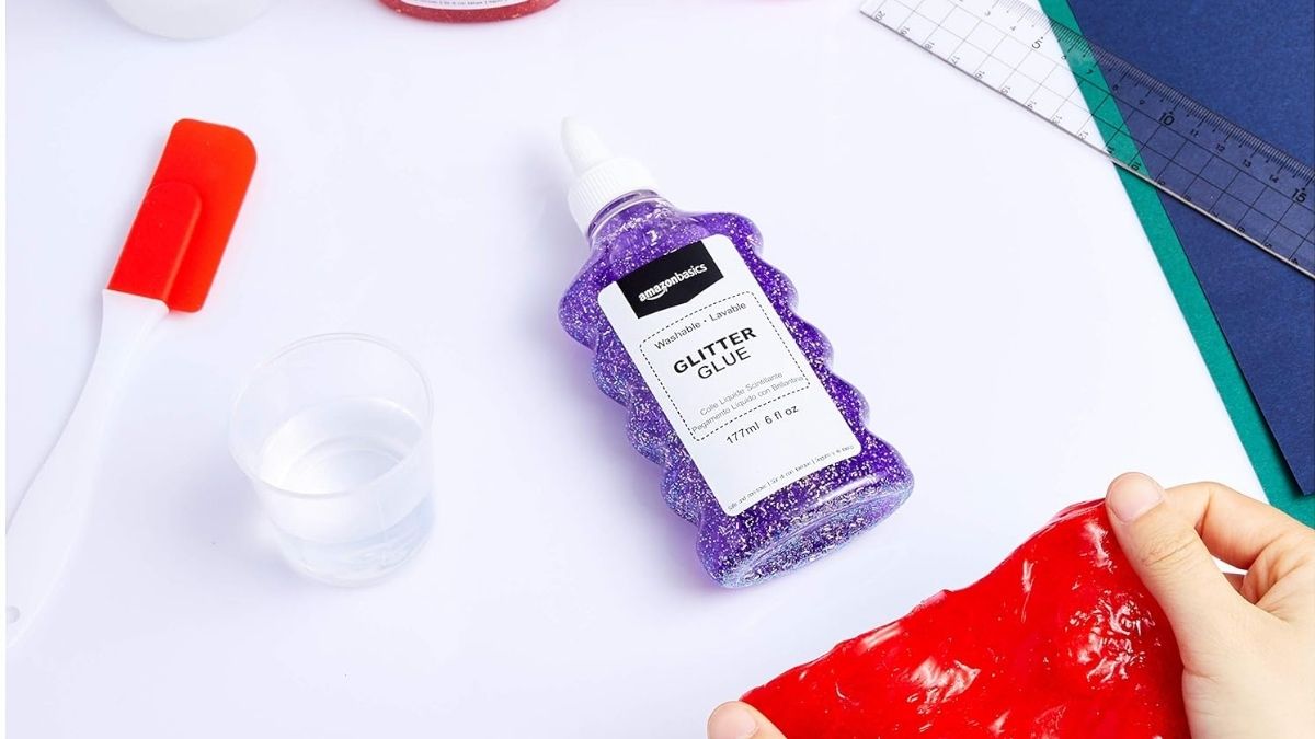 Amazon Basics Liquid Washable Glitter Glue