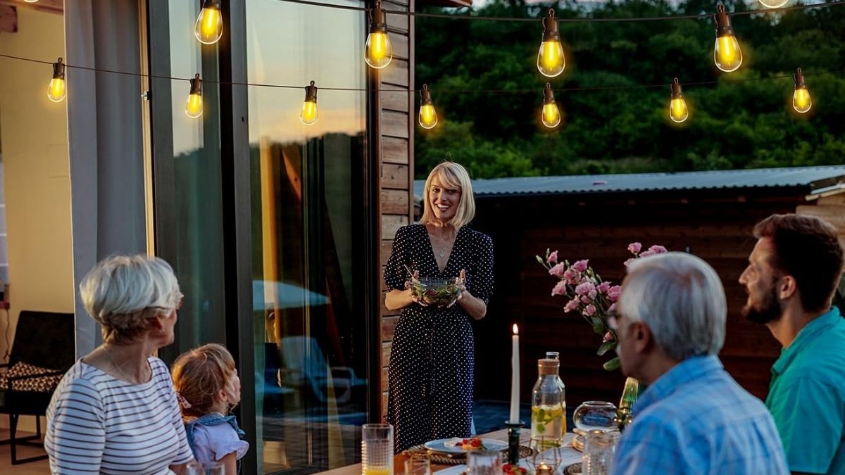 TBOSW Outdoor String Lights: Transform Your Patio with Waterproof, Dimmable 50ft LED Lights