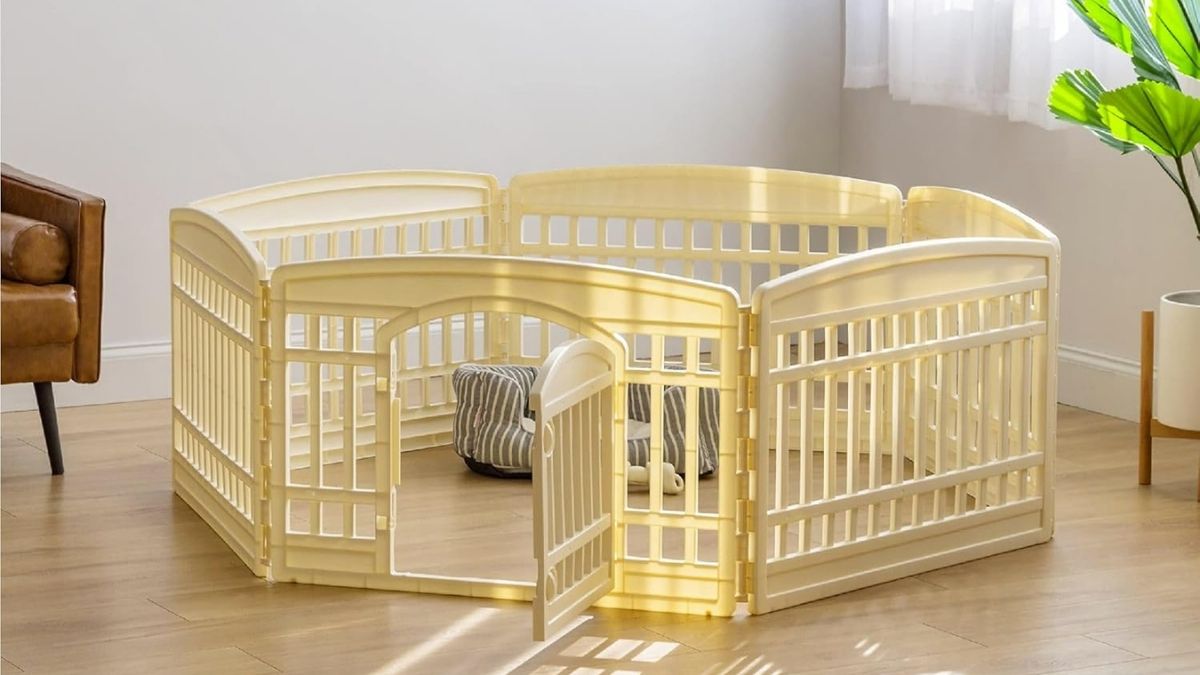 What Makes the Amazon Basics 6-Panel Indoor Pet Dog Hexagonal Playpen a Safe and Practical Choice
