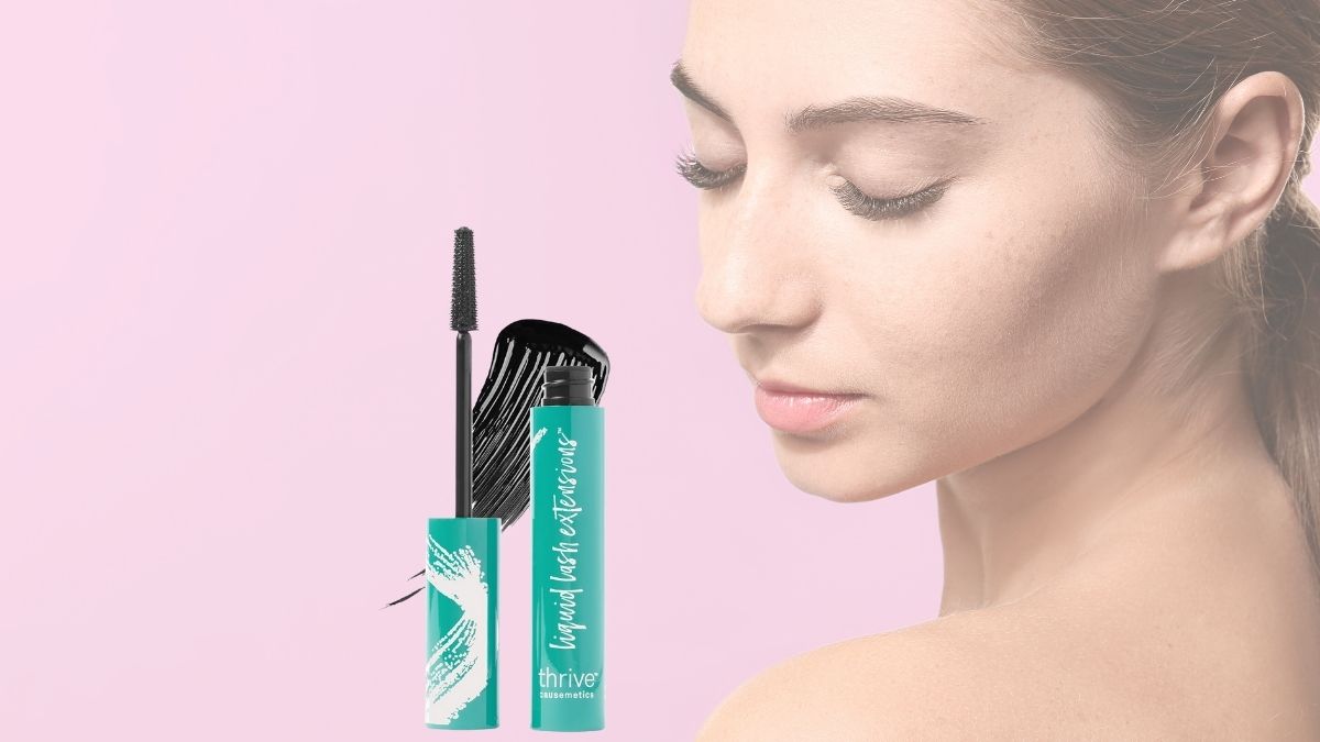Thrive Causemetics Liquid Lash Extensions Mascara, Tubing Thrive Mascara Lengthening, Volumizing & Curling, Smudge Proof, Washable, No Clumping or...