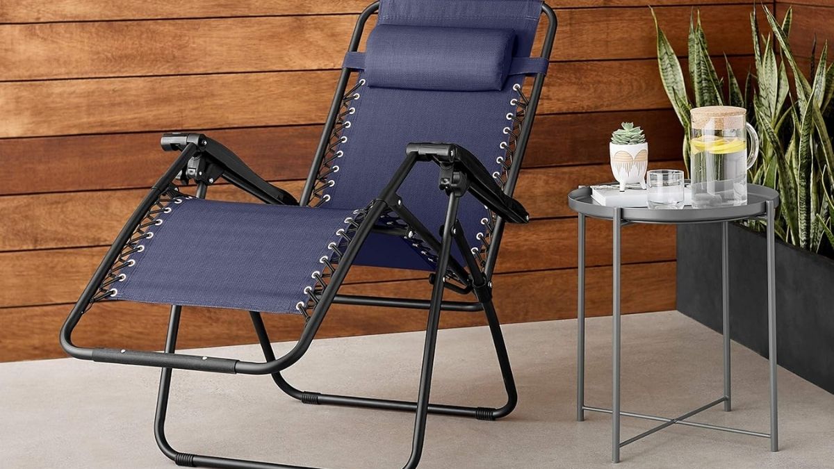 Relax in Comfort: Amazon Basics Outdoor Patio Zero Gravity Lounge Chair Review