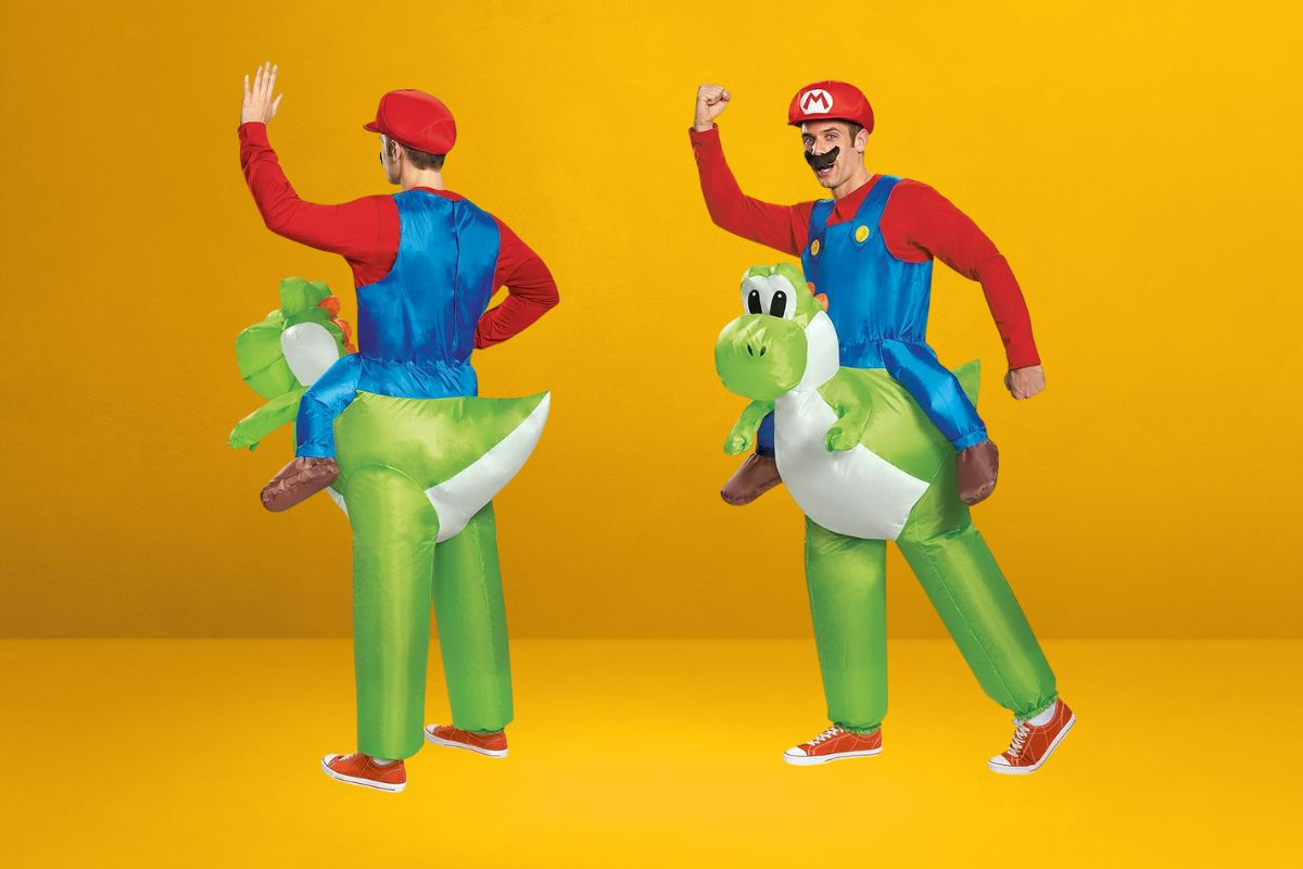 Level Up Your Party Look with the Mario Ride On Yoshi Inflatable Costume