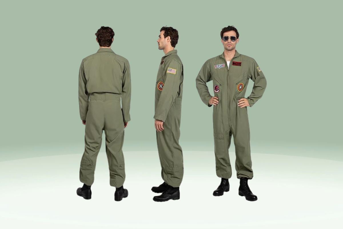 Leg Avenue Men’s Top Gun Flight Suit Costume: Channel Your Inner Maverick