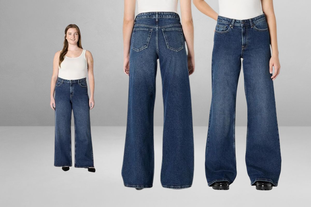 Amazon Essentials Wide Leg Jeans: Vintage Style Meets Modern Comfort