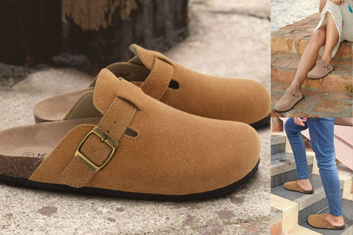 KIDMI Women’s Suede Clogs: Stylish Shoes That Support Your Feet
