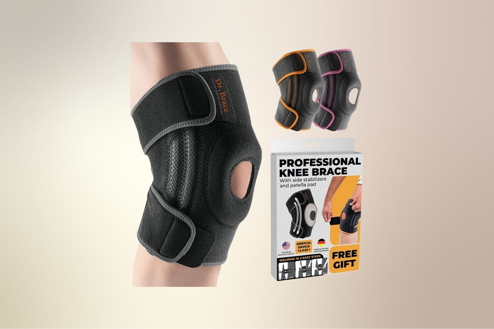 Knee Pain Relief Made Easy: DR. BRACE ELITE Knee Brace on Amazon
