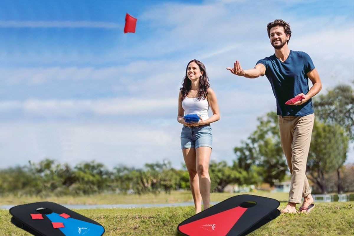 Top-Rated Corn Hole Boards on Amazon: Himal Portable Set with 8 Bean Bags