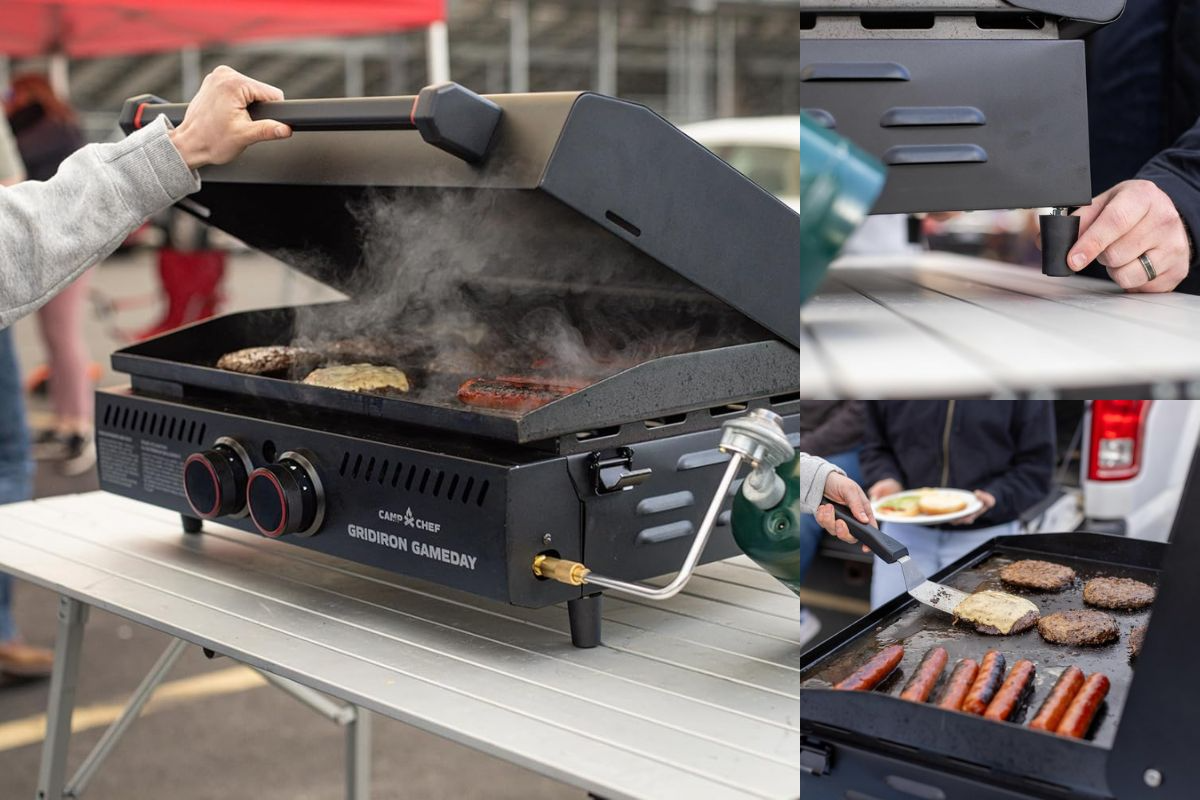 Gridiron Gameday Portable Propane Grill: Outdoor Cooking Made Simple