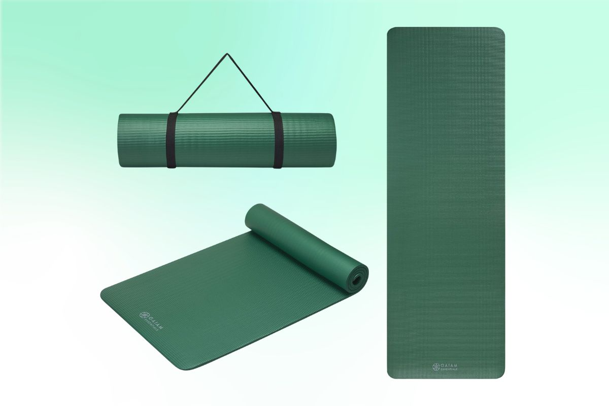 Gaiam Essentials Yoga Mat: Cushion, Durability, and Non-Slip Grip