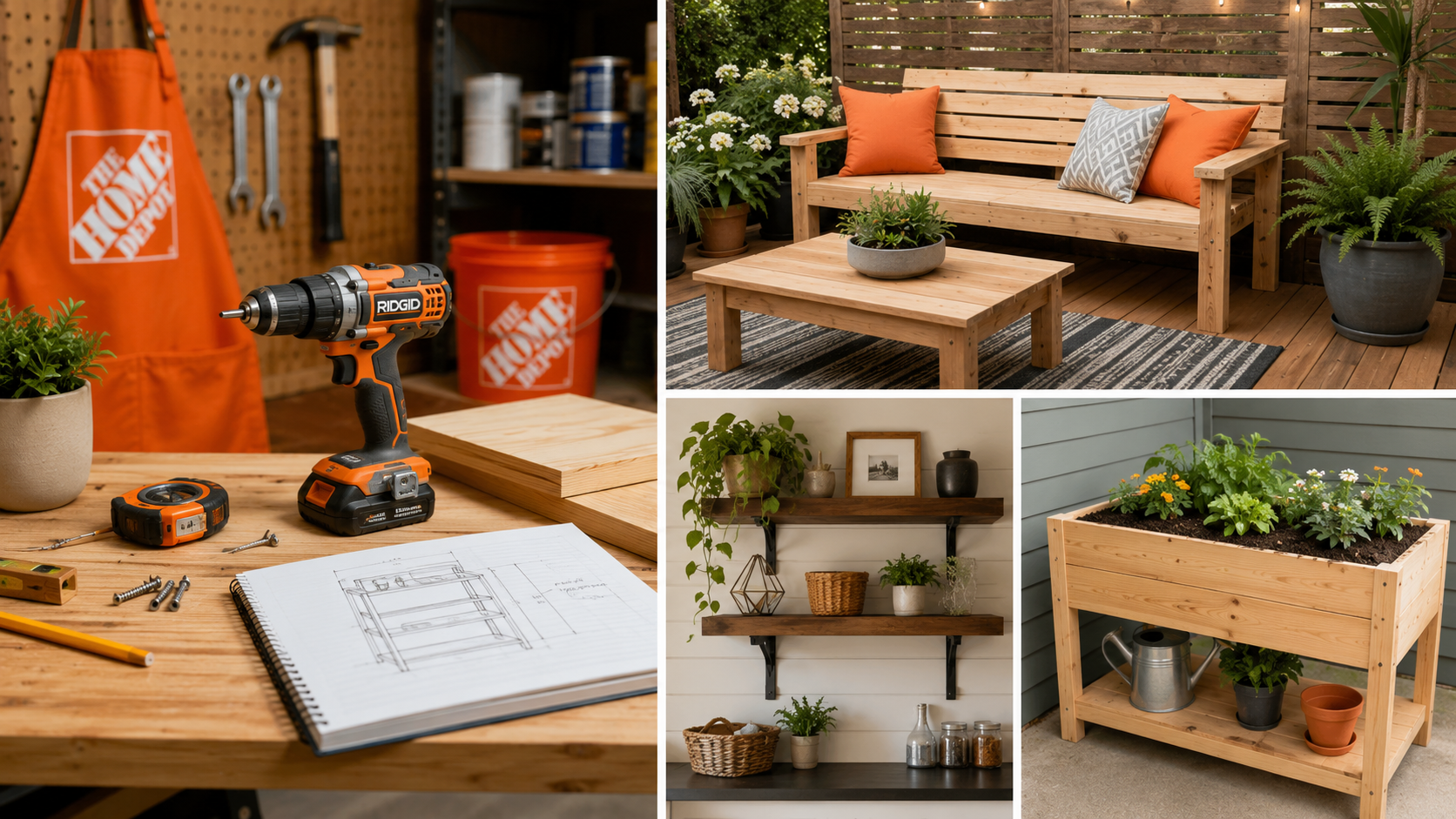 Home Depot DIY Projects and Ideas