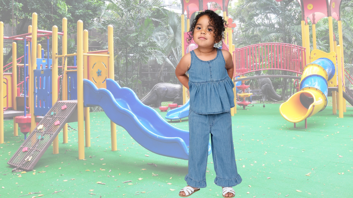 Baby & Toddler Denim Ruffle Outfit Set: Sweet Denim Style Made for Everyday Comfort