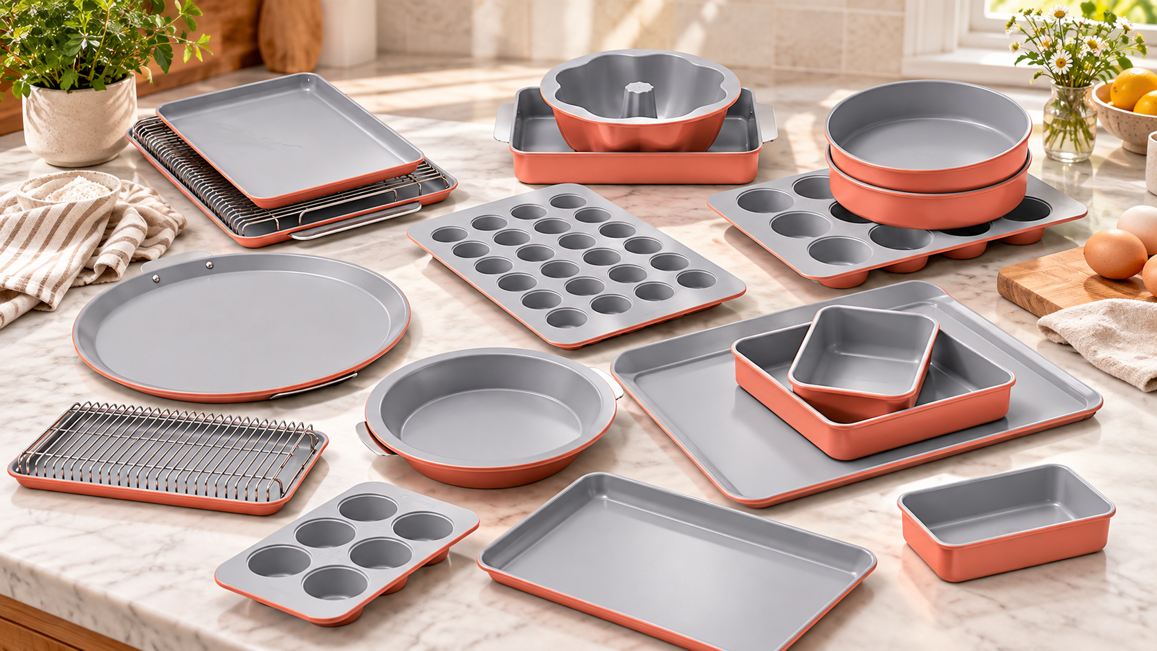 What Makes Each Caraway Bakeware Set Option Suitable for Different Recipes?